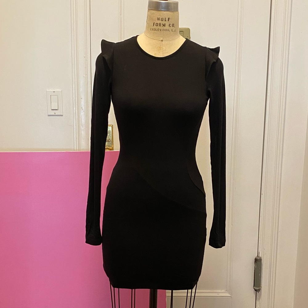 Top shop Black bodycon mini dress